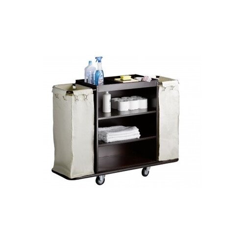 Saro Chariot Room Services Acier + Sacs à Linge | 1420x450x1120(h)mm Saro Chariot Room Services Acier + Sacs à Linge | 1420x450x1120(h)mm