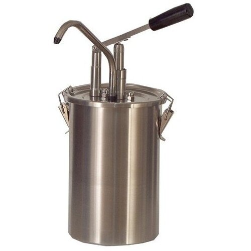 Saro Distributeur de Sauces INOX avec Piston | 4,5 Litres
