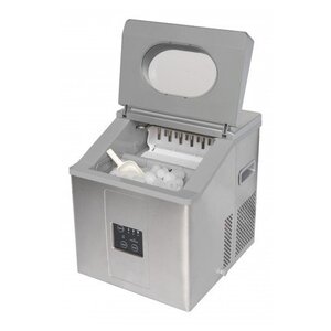 Saro Machine à Glaçons INOX | 15kg/24h | Modèle pour 3 Tailles de Glaçons