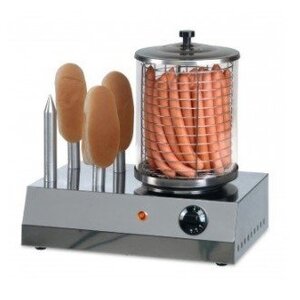 Saro Machine à Hot Dog | avec 4 Plots | 400x260x420(h)mm
