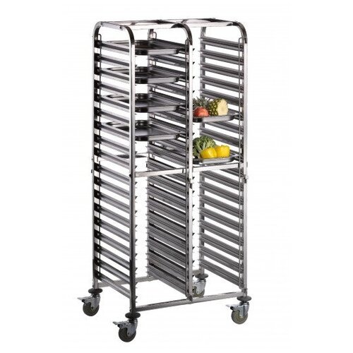 Saro Echelle Inox USAGE INTENSIF | 36 x 1/1GN (2x 18) | 750x555x1735(h)mm