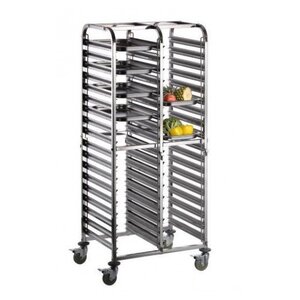 Saro Echelle Pâtissière INOX | 36 Plaques 600x400mm (2x 18) | 833x600x1735(h)mm