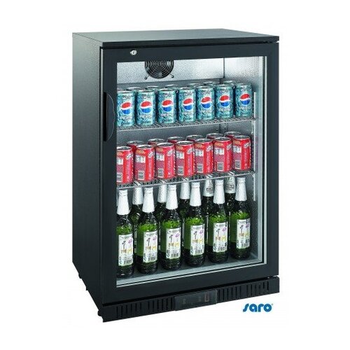 Saro Arrière-Bar Noir | Simple Porte Battante | Capacité 138 Litres | 850(h)mm Saro Arrière-Bar Noir | Simple Porte Battante | Capacité 138 Litres | 850(h)mm
