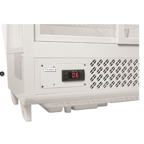 Saro Vitrine de Présentation Blanche | 100 Litres | 680x450x670(h)mm