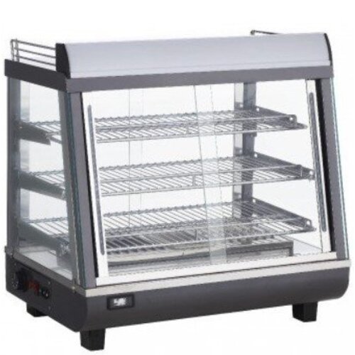 Saro Vitrine Chaude INOX | 96 Litres | Éclairage LED | 675x484x663(h)mm