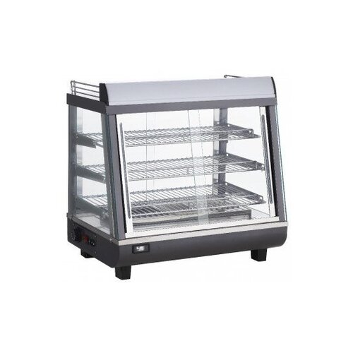 Saro Vitrine Chaude INOX | 96 Litres | Éclairage LED | 675x484x663(h)mm