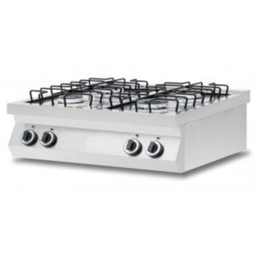 Saro Cuisinière Gaz à Poser | 4 Feux | 2x 3,5kW + 2x 6kW | 800x700x310(h)mm Saro Cuisinière Gaz à Poser | 4 Feux | 2x 3,5kW + 2x 6kW | 800x700x310(h)mm