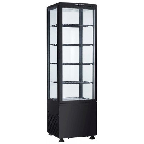 Saro Vitrine Réfrigérée Noir | 235 Litres | 515x485x1680(h)mm