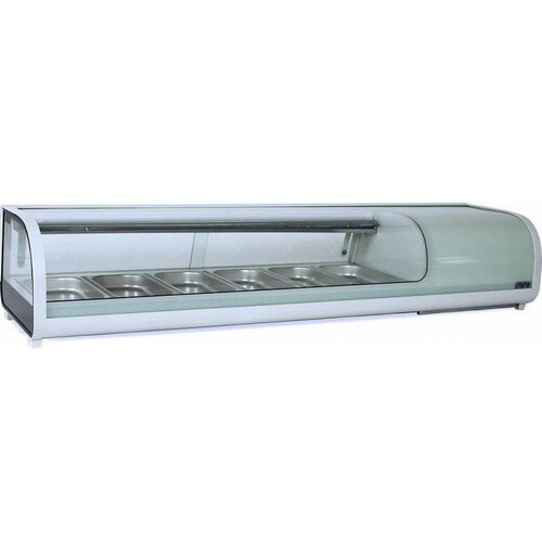 Saro Vitrine à Sushi | 6x 1/3GN | 1579x420x265(h)mm Saro Vitrine à Sushi | 6x 1/3GN | 1579x420x265(h)mm