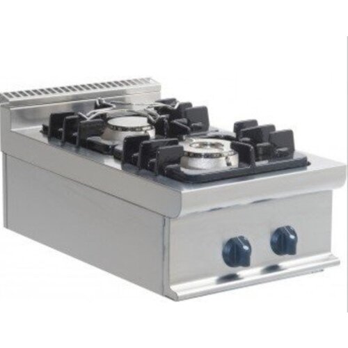 Saro Cuisinière Gaz à Poser | 2 Feux | 4,5kW + 7,5kW | 400x700x275(h)mm Saro Cuisinière Gaz à Poser | 2 Feux | 4,5kW + 7,5kW | 400x700x275(h)mm