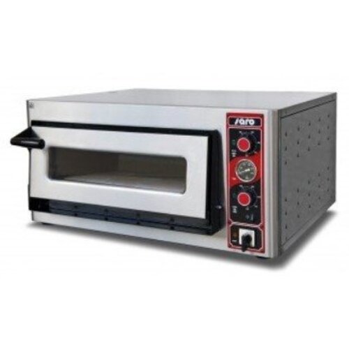Saro Four à Pizza 6 Pizzas Ø300mm | 400V/6kW | 890x1010x440(h)mm