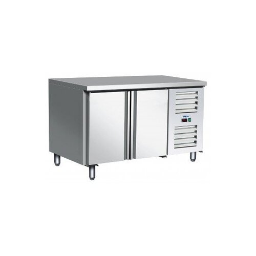 Saro Comptoir Réfrigéré INOX | 2 Portes | 1360x700x890/950(h)mm