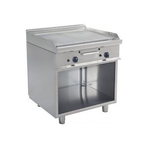 Saro Plaque à Snacker Gaz sur Meuble | Rainurée | 12kW | 800x700x850(h)mm Saro Plaque à Snacker Gaz sur Meuble | Rainurée | 12kW | 800x700x850(h)mm