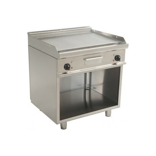 Saro Plancha Électrique sur Meuble | Lisse | 10,4kW/400V | 800x700x850(h)mm