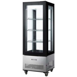 Saro Vitrine Réfrigérée Deluxe | 400 Litres | Sur Roues | 650x650x1900(h)mm