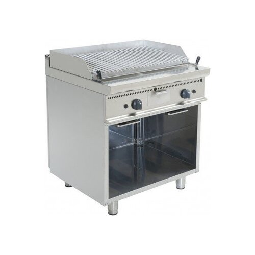 Saro Grill Pierre de Lave Gaz sur Meuble | 16kW | 800x700x850(h)mm