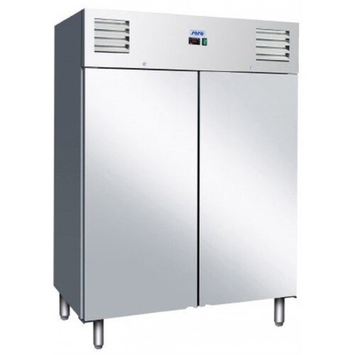 Saro Congélateur Doubles Portes INOX | 1400 Litres | 1480x830x2010(h)mm