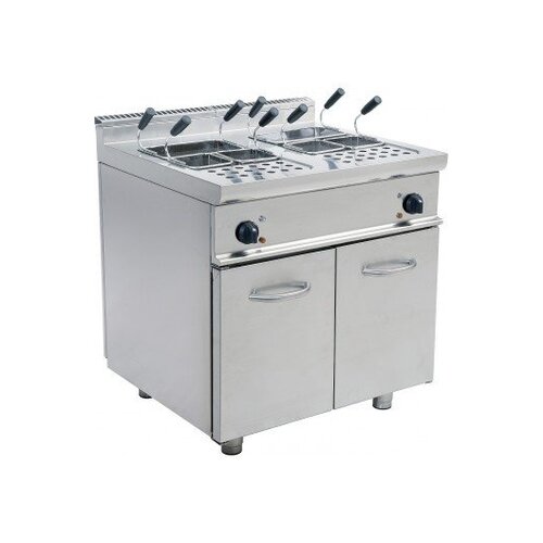 Saro Cuiseur de Pâtes Électrique sur Meuble | 2x 28 Litres | 14kW/400V | 800x700x850(h)mm