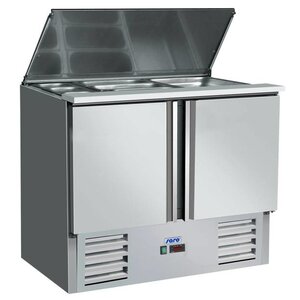Saro Saladette 2 Portes | Froid Ventilé | 900x700x850(h)mm