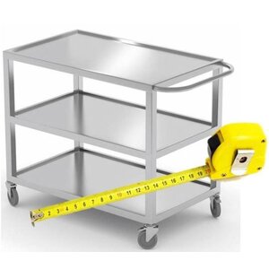 CHRselect Chariot de Transport INOX | FAIT SUR MESURE