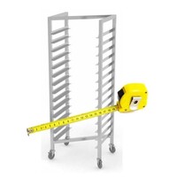 Chariot Échelles INOX | FAIT SUR MESURE