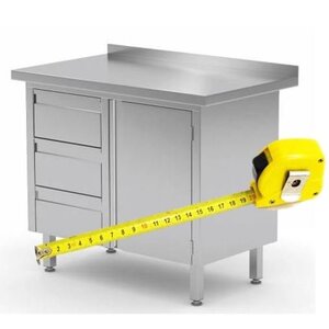 CHRselect Comptoir de Travail INOX | FAIT SUR MESURE
