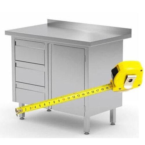 CHRselect Comptoir de Travail INOX | FAIT SUR MESURE