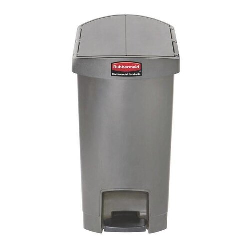 Rubbermaid Rubbermaid Poubelle à Pédale Slim Jim | 30 Litres | Gris