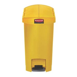 Rubbermaid Rubbermaid Poubelle à Pédale Slim Jim | 30 Litres | Jaune Rubbermaid Rubbermaid Poubelle à Pédale Slim Jim | 30 Litres | Jaune