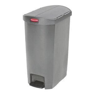 Rubbermaid Rubbermaid Poubelle à Pédale Slim Jim | 50 Litres | Gris Rubbermaid Rubbermaid Poubelle à Pédale Slim Jim | 50 Litres | Gris