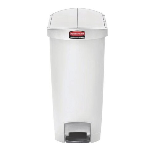 Rubbermaid Rubbermaid Poubelle à Pédale Slim Jim | 50 Litres | Blanc Rubbermaid Rubbermaid Poubelle à Pédale Slim Jim | 50 Litres | Blanc