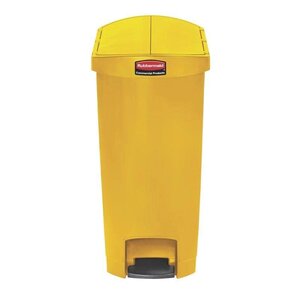 Rubbermaid Rubbermaid Poubelle à Pédale Slim Jim | 50 Litres | Jaune Rubbermaid Rubbermaid Poubelle à Pédale Slim Jim | 50 Litres | Jaune