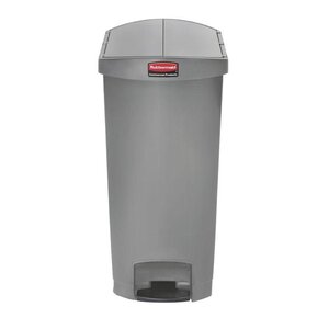 Rubbermaid Rubbermaid Poubelle à Pédale Slim Jim | 68 Litres | Gris Rubbermaid Rubbermaid Poubelle à Pédale Slim Jim | 68 Litres | Gris