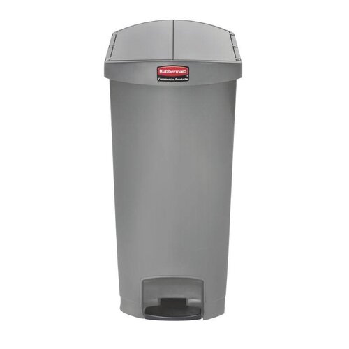 Rubbermaid Rubbermaid Poubelle à Pédale Slim Jim | 68 Litres | Gris