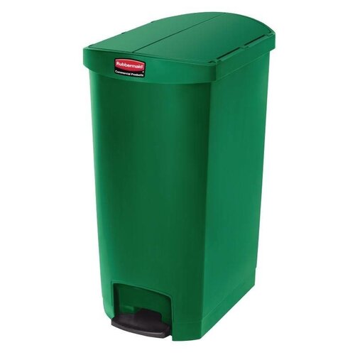 Rubbermaid Rubbermaid Poubelle à Pédale Slim Jim | 68 Litres | Vert Rubbermaid Rubbermaid Poubelle à Pédale Slim Jim | 68 Litres | Vert