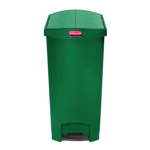 Rubbermaid Rubbermaid Poubelle à Pédale Slim Jim | 90 Litres | Vert