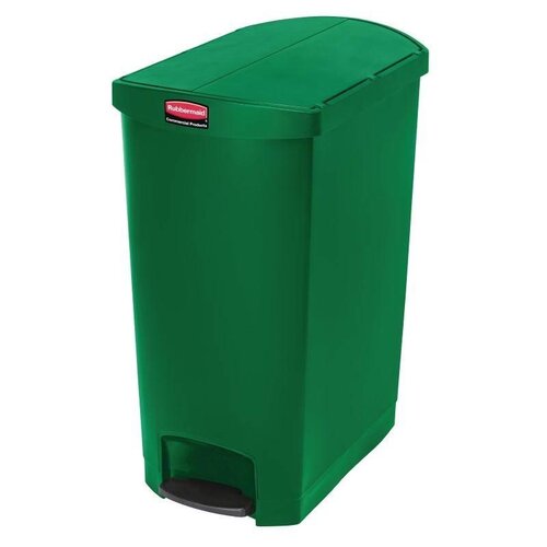Rubbermaid Rubbermaid Poubelle à Pédale Slim Jim | 90 Litres | Vert