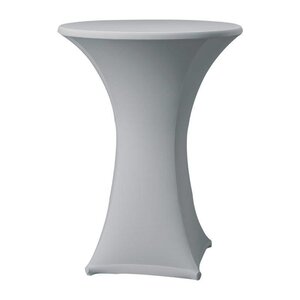CHRselect Housse de Table Cocktail Samba | pour Tables Ø85x115(h)cm | Gris CHRselect Housse de Table Cocktail Samba | pour Tables Ø85x115(h)cm | Gris