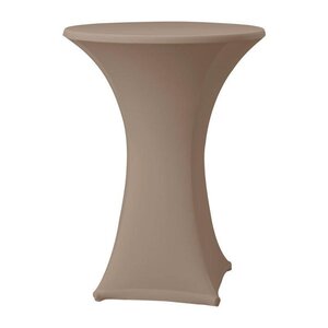 CHRselect Housse de Table Cocktail Samba | pour Tables Ø85x115(h)cm | Taupe CHRselect Housse de Table Cocktail Samba | pour Tables Ø85x115(h)cm | Taupe