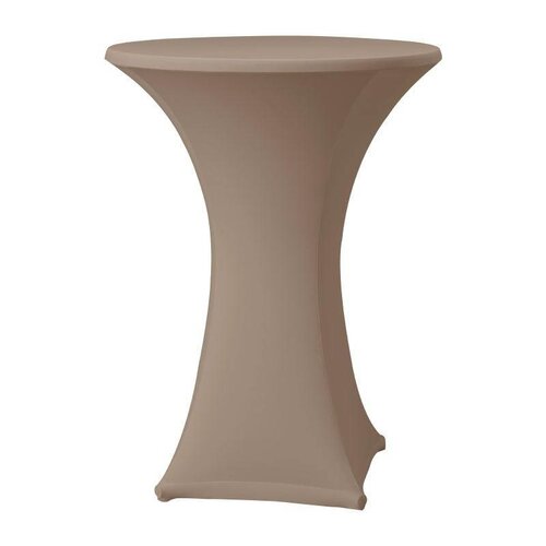 CHRselect Housse de Table Cocktail Samba | pour Tables Ø85x115(h)cm | Taupe CHRselect Housse de Table Cocktail Samba | pour Tables Ø85x115(h)cm | Taupe
