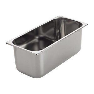 CHRselect Bac à Glace INOX | Gastro M | 360x165x80mm | 3,4 Litres