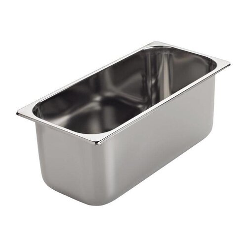 CHRselect Bac à Glace INOX | Gastro M | 360x165x80mm | 3,4 Litres
