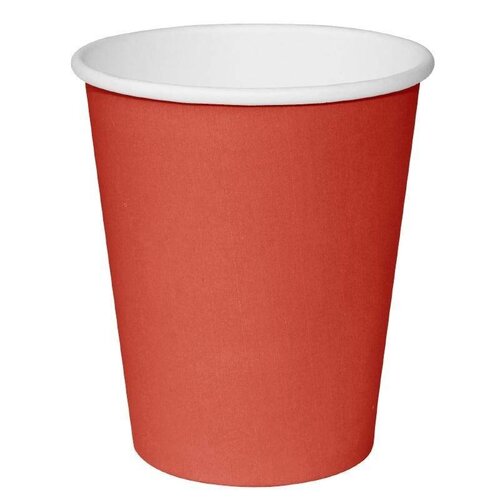 CHRselect Gobelets Jetables Rouge | 340ml | Simple Paroi | Par 50 Pièces