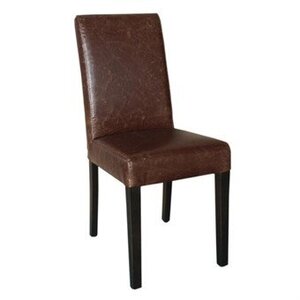 CHRselect Chaises en Simili Cuir Marron | Lot de 4