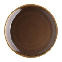 Assiette Plate Ronde Kiln | Écorce | Ø230mm | Par 6 Pièces