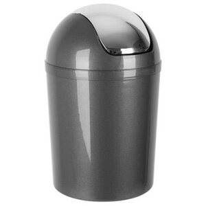 CHRselect Poubelle Platique Gris | Couvercle Basculante | 5 Litres CHRselect Poubelle Platique Gris | Couvercle Basculante | 5 Litres