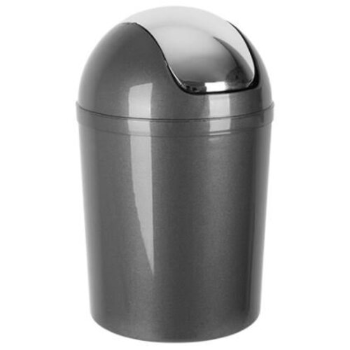 CHRselect Poubelle Platique Gris | Couvercle Basculante | 5 Litres CHRselect Poubelle Platique Gris | Couvercle Basculante | 5 Litres