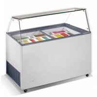 Vitrine à Glace Tenerife | 10x 5 Litres | 1439x727x1229(h)mm