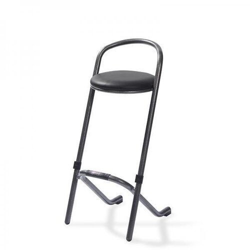 VEBA Tabouret de Bar Noir | Empilable | 49x46x98(h)mm | Par 10 Pièces