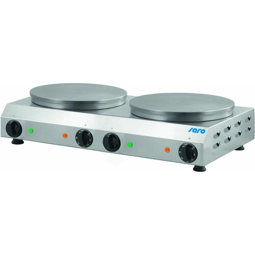 Saro Machine à Crêpes 2xØ350mm | 230V/2,4kW | 760x430x170(h)mm